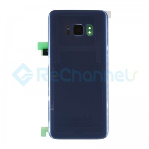 For Sumsung Galaxy S8 G950F Battery Door Cover Replacement - Coral Blue - Grade S+