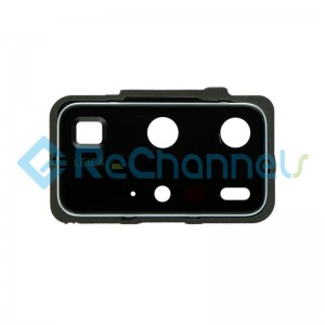 For Huawei P40 Pro Camera Cover with Glass Replacement - Silver - Grade S+