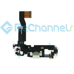 For iPhone 12 Pro Charging Port Flex Cable Replacement-Silver-Grade S+