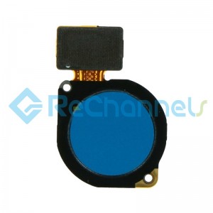 For Huawei P Smart Z/Y9 Prime (2019) Fingerprint Sensor Flex Cable Replacement - Blue - Grade S+