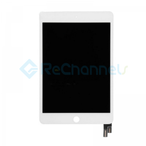 For Apple iPad Mini 4 LCD Screen and Digitizer Assembly Replacement - White - Grade R