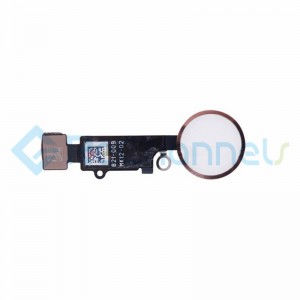 For Apple iPhone 7/7 Plus Home Button Flex Cable Ribbon Assembly Replacement - Rose Gold - Grade S+