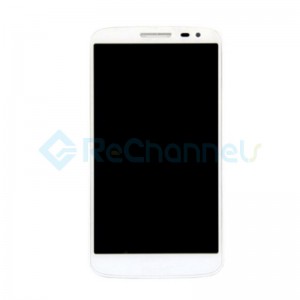 For LG G2 Mini D620 LCD and Digitizer Assembly with Front Housing Replacement - White - Grade S+