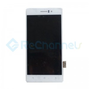 For OPPO R5 LCD Screen and Digitizer Assembly Replacement - White - Grade S+