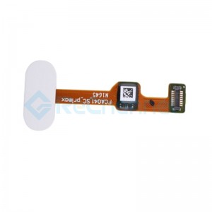 For OPPO R9s Plus Home Button Flex Cable Replacement - White - Grade S+