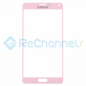 For Samsung Galaxy Note 4 Series Glass Lens Replacement - Pink - Grade S+