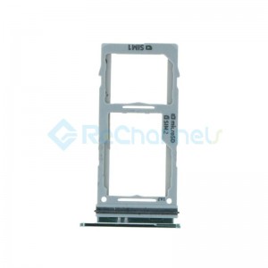 For Sumsung Galaxy S10 Plus G975F Dual SIM Card Tray Replacement - Prism Green - Grade S+