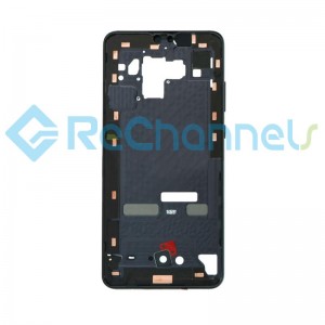 For Huawei Mate 30 Front Housing Replacement - Black - Grade S+