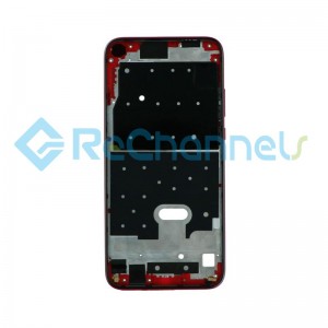 For Huawei P20 Lite 2019 Front Housing Replacement - Red - Grade S+