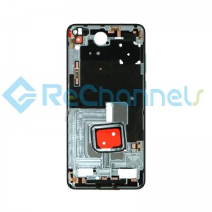 For Huawei P40 Front Housing Replacement - Silver - Grade S+
