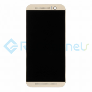 For HTC One M9 LCD Screen and Digitizer Assembly with Front Housing Replacement - Gold - Grade S+