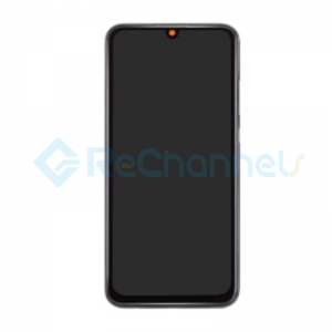 For Huawei Honor 10 Lite LCD Screen and Digitizer Assembly with Front Housing Replacement - Black - Grade S+