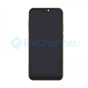 For Huawei P20 lite LCD Screen and Digitizer Assembly with Front Housing Replacement - Gold - Grade S+