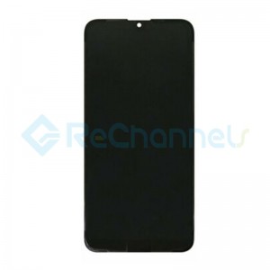 For Huawei Y7 2019 LCD Screen and Digitizer Assembly with Front Housing Replacement - Black - Grade S+