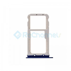 For Huawei Honor 9 SIM Card Tray Replacement - Blue - Grade S+
