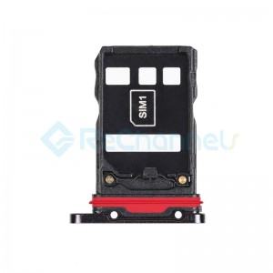 For Huawei P30 Pro SIM Card Tray Replacement - Black - Grade S+