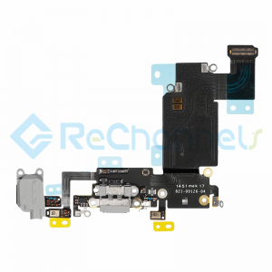 For Apple iPhone 6S Plus Charging Port Flex Cable Ribbon Replacement - Black - Grade S+