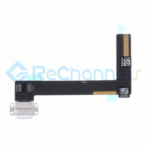 For Apple iPad Air 2 Charging Port Flex Cable Ribbon Replacement - White - Grade S+	