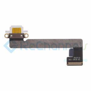 For Apple iPad Mini 2/Mini 3 Charging Port Flex Cable Ribbon Replacement - White - Grade S+