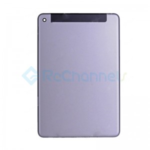 For Apple iPad Mini 4 Rear Housing Replacement (WiFi + Cellular) - Space Gray - Grade S