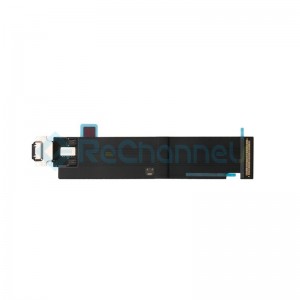 For iPad Pro 12.9 Charging Connector Flex Cable Replacement (Wi-Fi) - Black - Grade S+