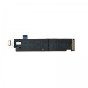 For iPad Pro 12.9 Charging Connector Flex Cable Replacement  (Wi-Fi+Cellular) - White - Grade S+