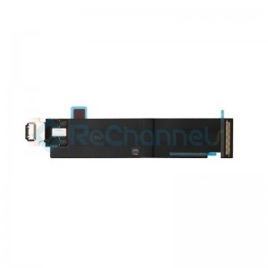 For iPad Pro 12.9 Charging Connector Flex Cable Replacement  (Wi-Fi+Cellular) - Black - Grade S+