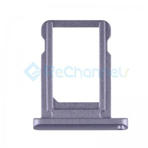 For iPad Pro 12.9 SIM Card Tray Replacement (Wi-Fi+Cellular) - Space Gray - Grade S