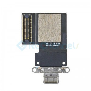 For iPad Pro 11 USB Charging Connector Flex Cable Replacement - Black - Grade S+