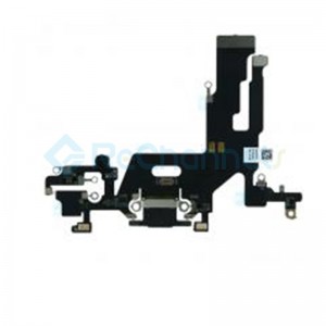 For Apple iPhone 11 Charging Port Flex Cable Ribbon Replacement - Black - Grade S+
