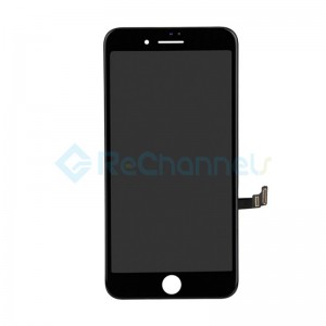 For Apple iPhone 8 Plus LCD Screen and Digitizer Assembly Replacement - Black - Grade S		