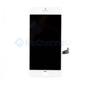 For Apple iPhone 8 Plus LCD Screen and Digitizer Assembly Replacement - White - Grade S		