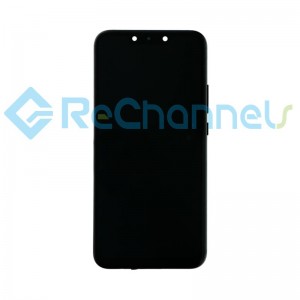 For Huawei Mate 20 Lite LCD Screen and Digitizer Assembly with Front Housing Replacement - Black - Grade S+