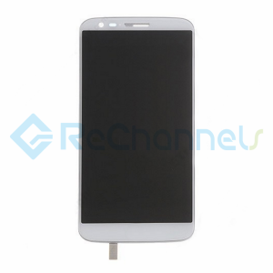 For LG G2 LCD Screen and Digitizer Assembly with Front Housing Replacement - White - Grade S+