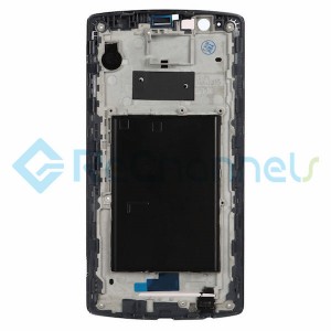 For LG G4 Front Housing with Adhesive Replacement - Black - Grade S+  