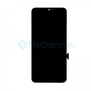 For LG G7 ThinQ LCD Screen and Digitizer Assembly with Front Housing Replacement - Black - Grade S+