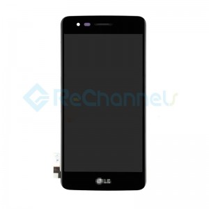 For LG K8 (2017) LCD Screen and Digitizer Assembly with Front Housing Replacement - Black - Grade S