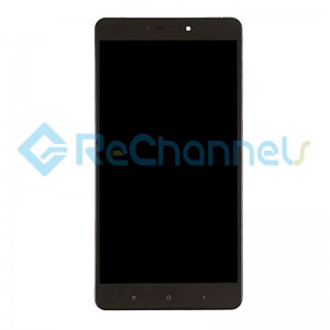 For Xiaomi Mi Max LCD Screen and Digitizer Assembly with Front Housing Replacement - Black - Grade S