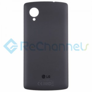 For LG Nexus 5 D820 Battery Door Replacement - Black - Grade S+