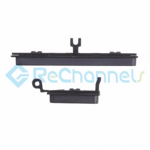 For LG Nexus 5 Side Keys Replacement (2 pcs/set) - Black - Grade S+