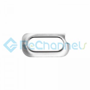 For Samsung Galaxy Note 4 Series Camera Flash Bezel with Adhesive Replacement - White - Grade R