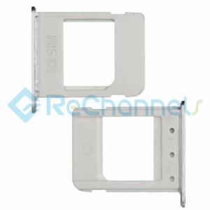 For Samsung Galaxy Note 5 Series SIM Card Tray Replacement - Silver - Grade S+