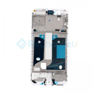 For OnePlus 5 LCD Supporting Frame Replacement - White - Grade S+