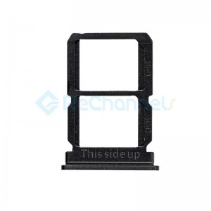 For OnePlus 5T SIM Card Tray Replacement - Black - Grade S+