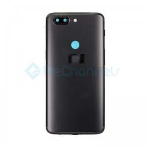 For OnePlus 5T Rear Housing Replacement - Midnight Black - Grade S+