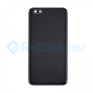 For OPPO A77 Battery Door Replacement - Black - Grade S+