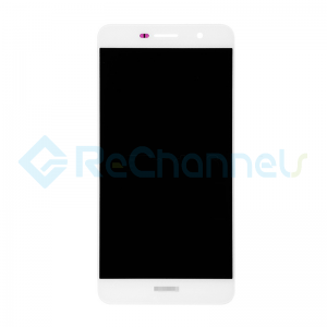 For Huawei Y6 Pro/Enjoy 5 LCD Screen and Digitizer Assembly Replacement - White - With Logo - Grade S+