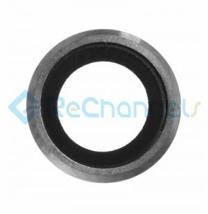 For Apple iPhone 6 Plus Camera Lens with Bezel Replacement - Gray - Grade S+