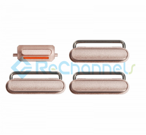 For Apple iPhone 6S Plus Side Keys Replacement (4 pcs/set) - Rose Gold - Grade S+	