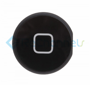 For Apple iPad 2 Home Button Replacement - Black - Grade S+